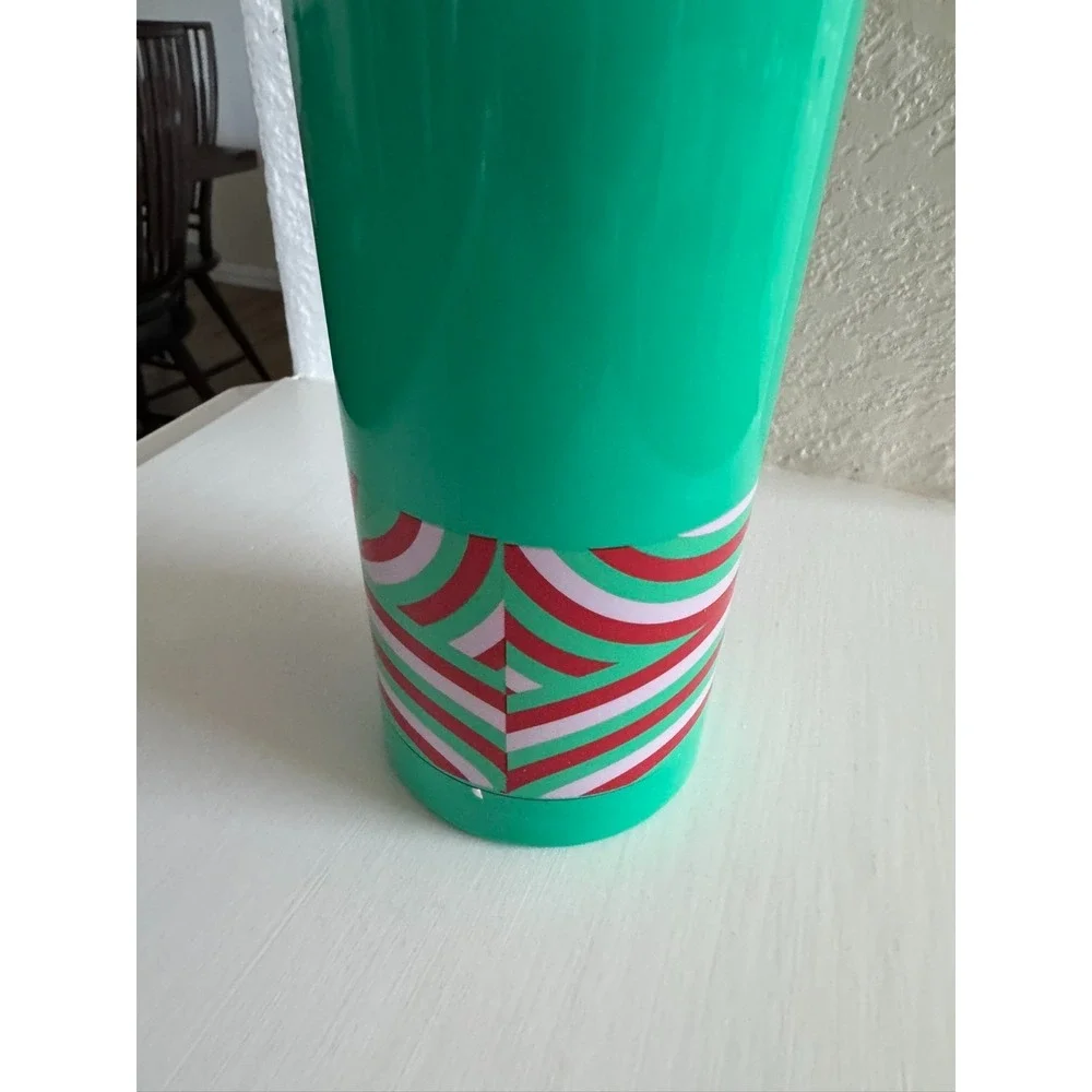 Starbucks Metal Coffee Tea Tumbler Cup 19 oz‎ Christmas Green 2024